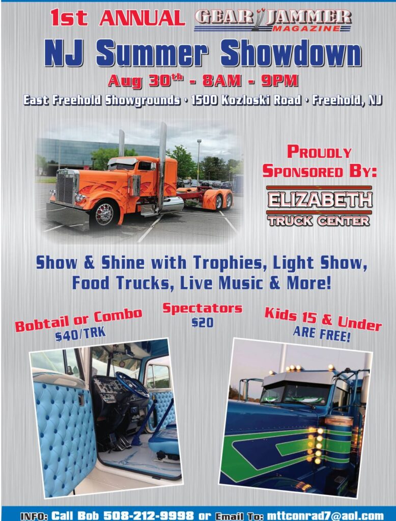 flyer for the 1st Annual NJ Summer Showdown Truck Show & Shine