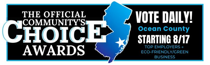 Vote for us as best eco-friendly/green business in Ocean County NJ in community choice awards